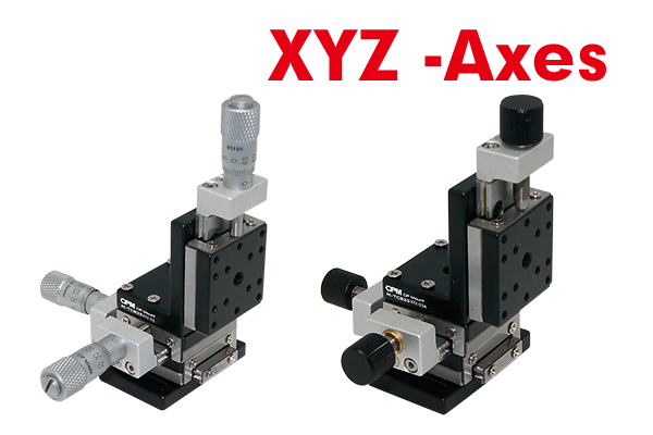 3軸，25x25mm平台